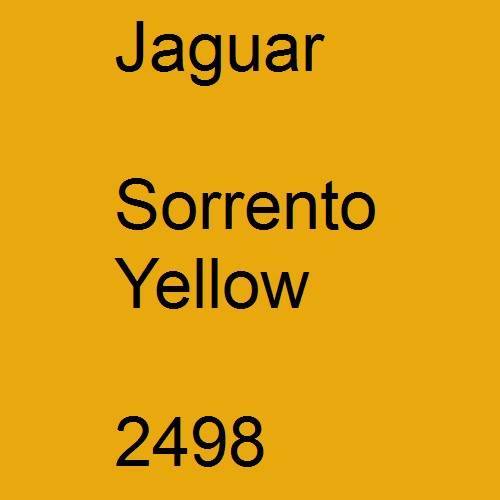 Jaguar, Sorrento Yellow, 2498.